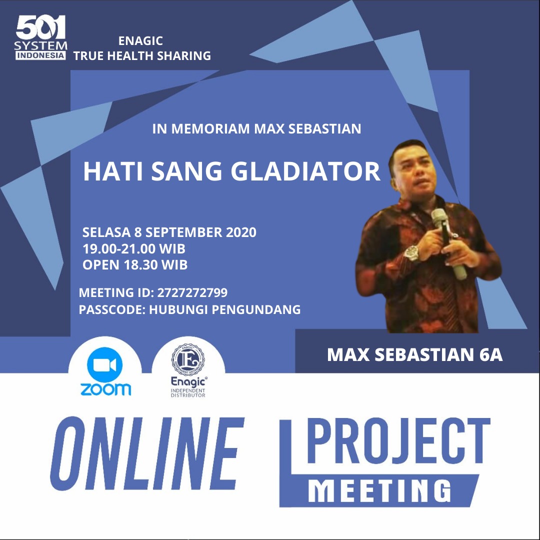 501SI Zoom Online Project Meeting Selasa 8 September 2020 19.00-21.00 WIB